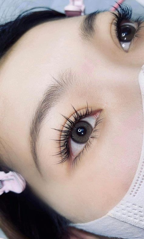 Doll Eye Lash, Natural Extensions, Wispy Volume, Natural Fake Eyelashes, Beige Blond, Lash Extensions Makeup, Lashes Extensions, Eyelash Extensions Styles, Perfect Eyelashes