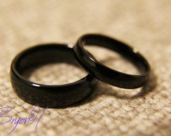 Gold Engagement Rings Halo, Unique Engagement Rings Halo, Wedding Rings Sets His And Hers, His And Hers Rings, 14k Gold Wedding Band, Promise Ring Set, Tungsten Mens Rings, Black Wedding Rings, Black Tungsten