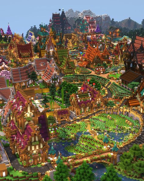 Minecraft Kingdom, Minecraft Steampunk, Minecraft Idea, Minecraft Structures, Bangunan Minecraft, Minecraft House Plans, Mc Ideas, Minecraft Cottage, Mc Builds