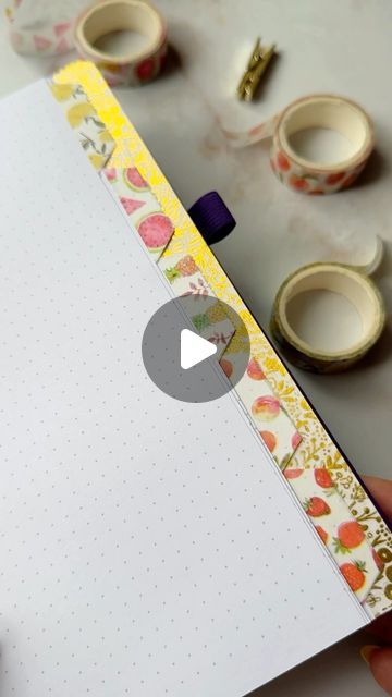 Washi Tape Journal Ideas, Washi Tape Ideas Journal, Journal Washi Tape Ideas, Dot Journal Ideas, Bullet Journal Washi Tape Ideas, Bible Tabs Diy, Dotted Journal Ideas, Tape For Journal, Journal Jar