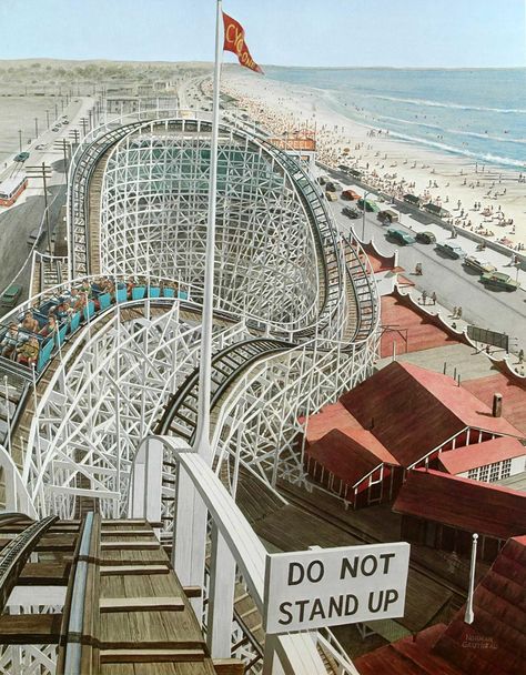 Revere Beach Wonderland Park, Revere Beach, Boston Neighborhoods, New England Usa, Wooden Roller Coaster, Boston History, Amusement Park Rides, Backyard Inspo, Best Cities