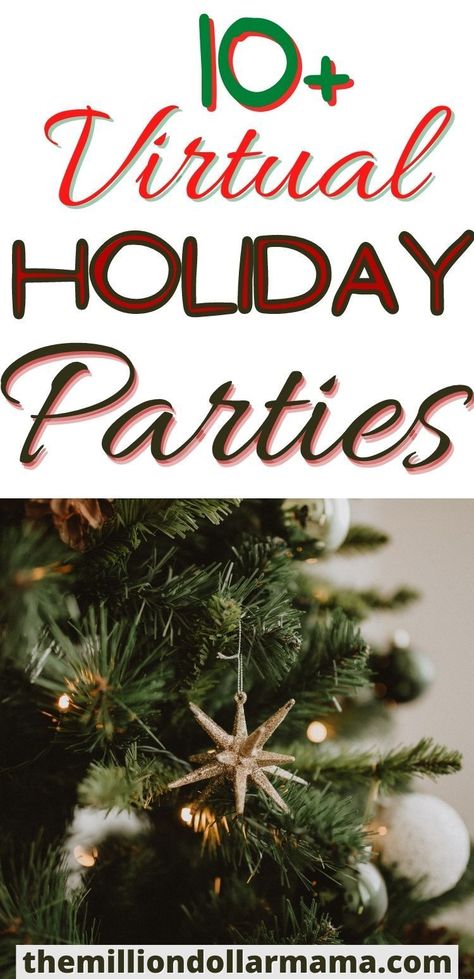 These 10+ Virtual Holiday Party Ideas are great for small business office parties and personal family style parties and gatherings for the holidays. Just because we aren't gathering face to face doesn't mean we can't have a blast! Virtual Office Christmas Party Ideas, Virtual Holiday Party Ideas, Virtual Christmas Party Ideas, Virtual Holiday Party Games, Virtual Holiday Office Party Ideas, Virtual Christmas Party Ideas For Work, Holiday Work Party Ideas, Christmas Party Ideas For Kids, Office Holiday Party Ideas