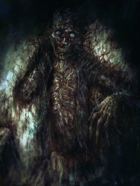 SCP-106. Scp 106, Images Terrifiantes, Scp Containment Breach, Horror Stuff, Cosmic Horror, Scp Foundation, Monster Concept Art, Call Of Cthulhu, Creepy Art