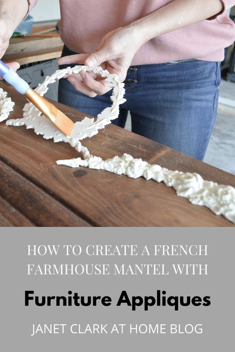 French Country Furniture Painted, French Country Fireplace Mantle, French Farmhouse Fireplace, French Country Fireplace Ideas, Fireplace Mantels Wood, Vintage Fireplace Mantle, French Farmhouse Furniture, French Country Mantle, French Country Fireplace