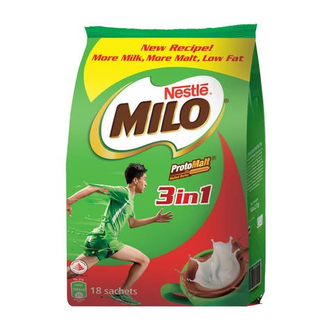 Milo instant 3 in 1 Milo Drink, Grocery Store Items, Pantry Food, Kitchen Ingredients, Oleh Oleh, Fun Organization, Food Png, Grocery Foods, Food Storage Container Set