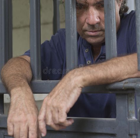 Man behind bars. Man in jail behind bars #Sponsored , #ad, #AFFILIATE, #bars, #jail, #Man Jail Reference, Jail Photography, Man Behind Bars, Jail Bars, Drawing Bases, Shadow Drawing, Inspo Art, Bar Stock, Behind Bars