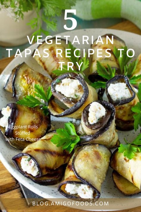 Quick Tapas Recipes, Tapas Small Plates, Tapas Side Dishes, Gluten Free Tapas Recipes, Fine Dining Tapas, Vegetarian Small Plates, Tapas Recipes Vegetarian, Spanish Tapas Vegetables, Simple Tapas Ideas