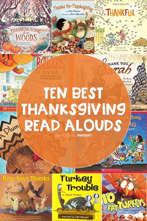 Thanksgiving Read Alouds, Thankful Projects, Thanksgiving Read Aloud, Thanksgiving Readings, November Classroom, Thanksgiving Kindergarten, Thanksgiving Stories, Thanksgiving School, Teachers Thanksgiving