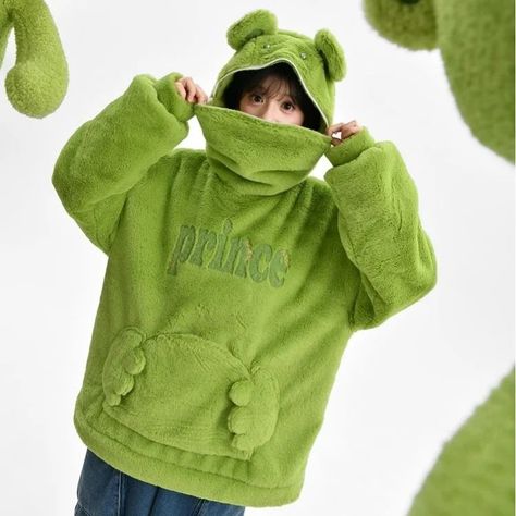 Feeling froggy and fabulous in my Kawaii Green Frog Plus Fleece Hooded Sweatshirt 🐸💚✨ 🛒Now Buy:https://bit.ly/4d7Qm73 ❤10% OFF Coupon: kawaii10off 📦Free worldwide shipping📦 Tags: #kawaii #kawaiigirl #kawaiiart #kawaiifashion #kawaiiaesthetic #kawaiidesu #kawaiistyle #kawaiicosplay #kawaiioftheday #kawaiicute #kawaiigoth #kawaiishop #kawaiistore #softgirlaesthetic #softgirloutfits #softgirlclothes #pinkaesthetics #pinkcore #pinksweatshirt #sweetgirls #sweetfashion #sweetoutfit #egirl #jf... Frog Outfit, Frog Sweater, Kawaii Pants, Kawaii Green, Kawaii Sweatshirt, Soft Girl Clothes, Cute Frog, Green Frog, Cute Frogs