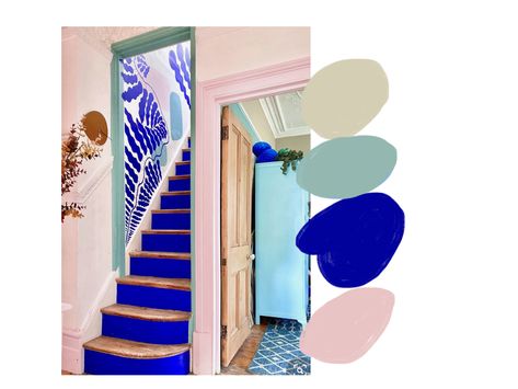 Cobalt color palette Cobalt Colour Palette, Cobalt Blue Complimentary Colors, Color Palette Cobalt Blue, Colors That Go With Cobalt Blue, Yves Klein Blue Color Palette, Color Palette With Cobalt Blue, Blue Interior Color Palette, Cobalt Blue Interior Design, Klein Blue Color Palette