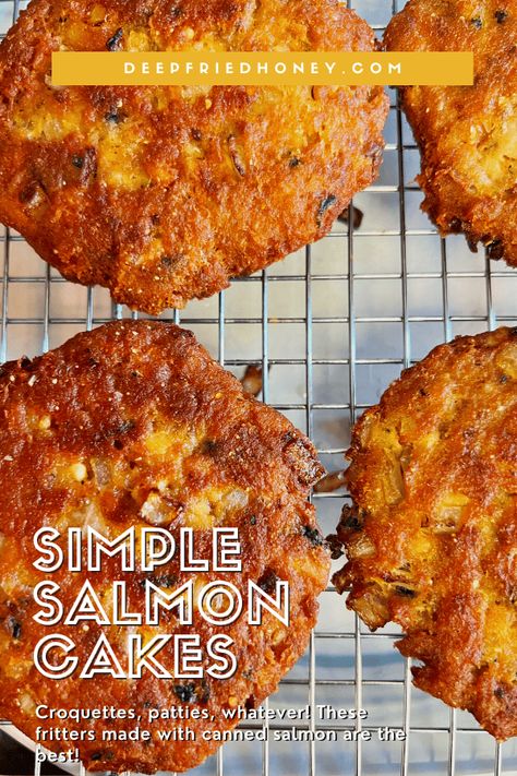 Recipe For Salmon Cakes, Recipes Canned Salmon, Can Of Salmon Recipes, Best Salmon Cakes Recipe, Salmon Cake Recipes, How To Make Salmon Cakes, Can Pink Salmon Recipes, Salmon Cake, Recipes For Canned Salmon