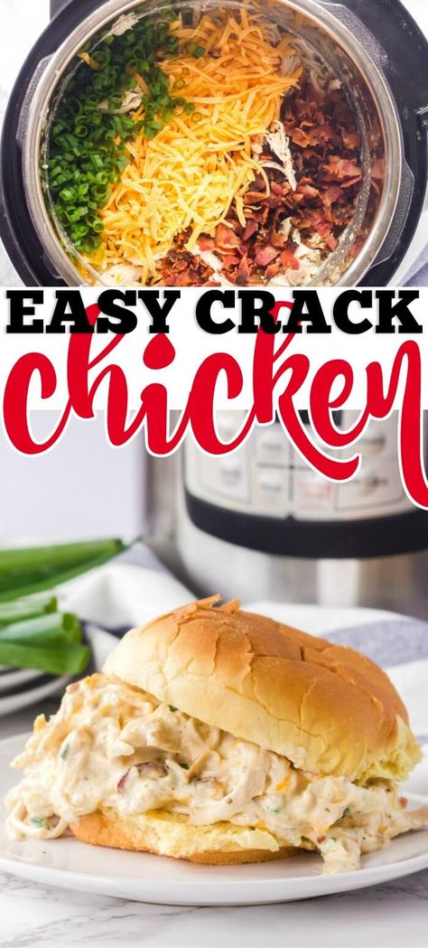 Oven Fried Bacon, Chicken Leg Recipes, Pre Cooked Chicken, Homemade Crackers, Crock Pot Chicken, Instant Pot Dinner, Instant Pot Dinner Recipes, Meal Suggestions, Entree Recipes