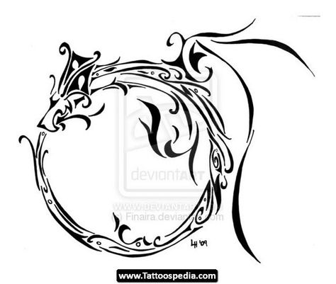 Mandala Dragon, Ouroboros Tattoo, Serpent Tattoo, Hummingbird Tattoo, Dragon Tattoo Designs, Diy Tattoo, Tattoo Feminina, Humming Bird, Birds Tattoo