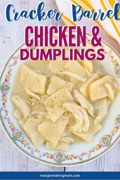 Chicken And Dumplings With Pre Made Dumplings, Old Fashioned Chicken And Dumplings Southern Style, Stove Top Chicken And Dumplings, Pressure Cooker Chicken And Dumplings, Cracker Barrel Chicken And Dumplings Recipe, Chicken And Dumplin Recipe, Dumplin Recipe, Instant Pot Chicken And Dumplings, Best Chicken And Dumplings