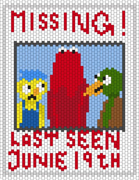 DHMIS MISSING! Pony Bead Patterns | Characters Kandi Patterns for Kandi Cuffs Dhmis Perler, Dhmis Perler Beads, Dhmis Kandi, Deltarune Kandi Pattern, Invader Zim Kandi Pattern, Kandi Patterns Templates, Clown Kandi Pattern, Monster Kandi Pattern, Kandi Cuff Patterns