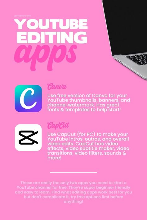 Best Editing Apps for Content Creators (2024) 📲 | YouTuber Apps For Content Creators, Youtube Channel Tips, Free Editing Apps, How To Start Youtube, Best Editing App, Youtube Channel Name Ideas, Starting A Youtube Channel, Grow Your Youtube Channel, Start Youtube Channel