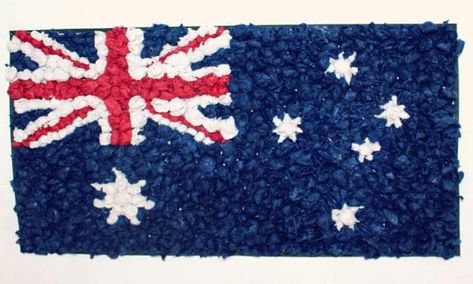 Australia For Kids, Australia Day Celebrations, Australia Crafts, 5th Grade Activities, Flag Crafts, Australian Flag, Australian Flags, Flag Painting, Australia Flag