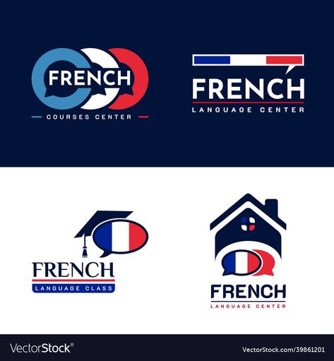 Language Center Logo, Language Logo Design, International Communication, Language Logo, Class Logo, French Speaking, Exchange Program, Language Exchange, Language Centers