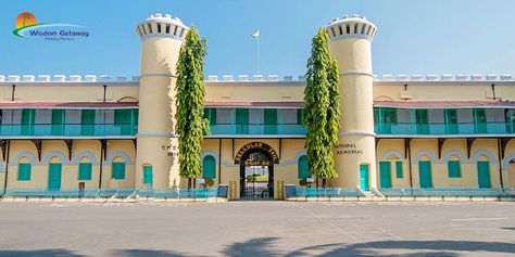 Cellular Jail is a famous colonial prison located in Port Blair on the Andamans Islands #Andamans #portblair #Holidays Cellular Jail, Port Blair, Andaman And Nicobar Islands, History Of India, What Day Is It, Tourist Places, Travel Agent, Tour Packages, Tourist Destinations