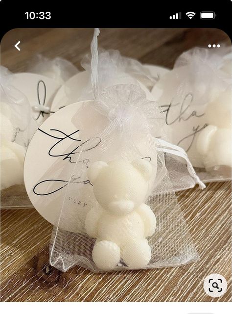 Thank You Baby Shower Gifts For Guests, Baby Shower Thank You Gifts For Guests, Baby Shower Gift Ideas For Guests, Soap Giveaways, Baby Shower Teddy Bear Theme, Baby Shower Guest Favors, Baby Shower Guest Gifts, Baby Shower Giveaways, Baby Shower Favors For Guests