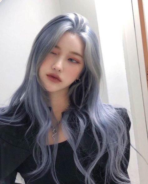 Light Blue Hair, Hair Colours, Hair Inspo Color, Pretty Hair, Grey Hair, Hair Dye, Hair Colour, Blue Hair, Hair Colors