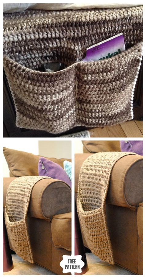 Crochet Couch Bedside Organizer Caddy Free Crochet Patterns Couch Caddy Crochet Pattern, Sofa Caddy Pattern, Crochet Remote Caddy Pattern, Crochet Bedside Caddy, Crochet Armchair Caddy, Armchair Remote Caddy Free Pattern, Crochet Arm Chair Caddy Free Pattern, Crochet Couch Caddy Free Pattern, Crochet Couch Arm Covers