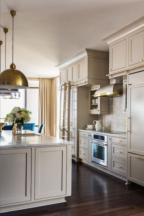 Perfect Greige Sherwin Williams Kitchen, Kitchen Cabinets Greige, Sherwin Williams Perfect Greige, Greige Kitchen Cabinets, Best Greige Paint, Best Greige, Greige Living Room, Perfect Greige, Greige Kitchen