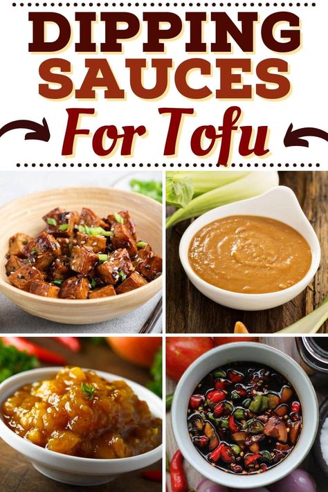 Add some pizzazz to your next dinner with these easy and delicious homemade dipping sauces for tofu. They're bright, quick, and flavorful to the max. Tofu Dipping Sauce Recipe, Crispy Tofu With Peanut Sauce, Crispy Tofu Dipping Sauce, Fried Tofu Dipping Sauce, Crispy Tofu Sauce, Fried Tofu Sauce, Easy Tofu Sauce, Tofu Sauces, Tofu Dipping Sauce