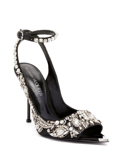 Alexander Mcqueen Heels, Alexandra Mcqueen, Jimmy Choo Bridal, Aquazzura Heels, Alexander Mcqueen Shoes, Women Heels, Heels Stilettos, Bridal Sandals, Boot Jewelry