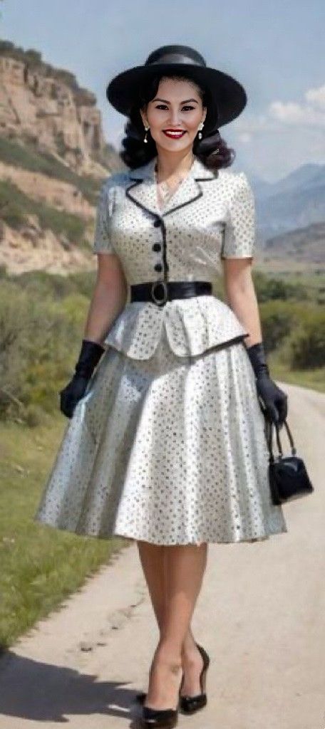 50s Housewife Dress, 50s Womens Fashion, Housewife Dress, Formal Fashion Women, 50s Women, Vintage Fashion 1950s, 1950s Outfits, Fashion Fails, Fifties Fashion