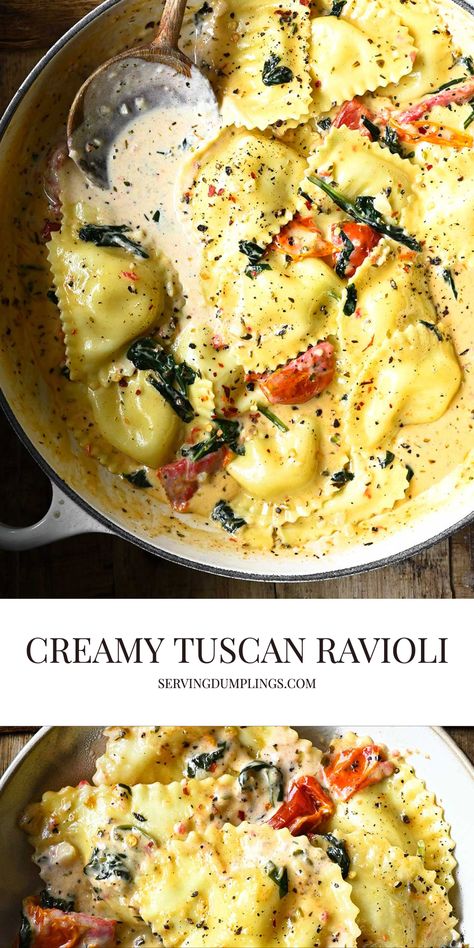 Summer Ravioli Recipe, Ravioli Appetizers Appetizer Recipes, Giovanni Rana Ravioli Recipes, Sage Sauce For Ravioli, Italian Family Dinner Aesthetic, Ravioli Filling Ideas Meat, Ravioli Instant Pot, Pregnant Dinner Ideas, Pistachio Ravioli