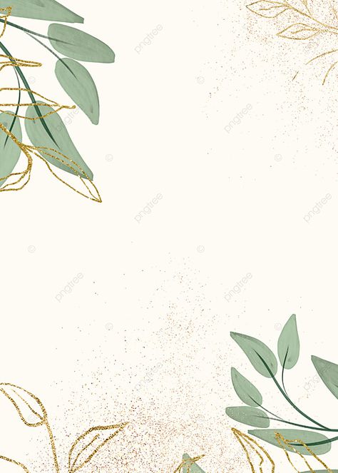 Gold Wallpaper Iphone, Green Leaf Background, Graphic Design Images, Beige Wedding, Background Green, Leaves Illustration, Wallpaper Green, Golden Leaf, Best Wallpaper