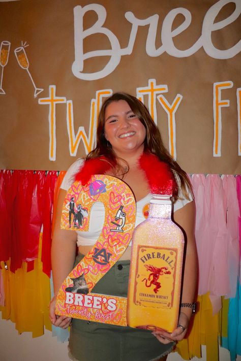 Fireball 21st Birthday Sign, 21 Sign Night, 21 Bday Sign Ideas, 21 Bday Sign, 21st Sign Night, 21 Bday Ideas, 21 Sign, 21st Birthday Diy, 21st Birthday Sign