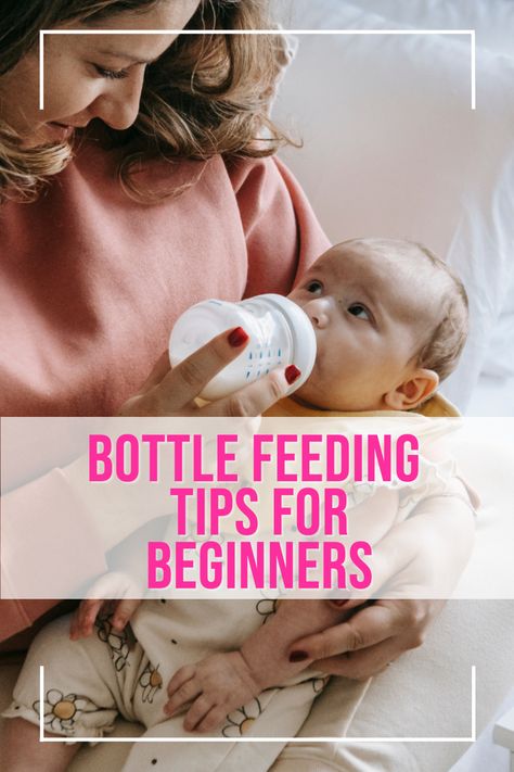 Bottle-feeding your baby for the first time can be daunting and confusing, but with a few simple tips, you can quickly become a pro! From choosing the right baby bottle for your baby to finding the best way to feed your baby, we've got you covered. Click to find out! Newborn Bottle Amount, How To Bottle Feed Newborn, Bottle Feeding Positions Baby, Bottle Feeding Newborn, Newborn Bottles, Pumping Breastmilk, Upset Tummy, Newborn Feeding, Baby Puree