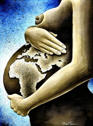 Mother Africa, Ben Heine, Afrique Art, Afrocentric Art, African Decor, Black Artwork, Afro Art, African American Art, Black Women Art