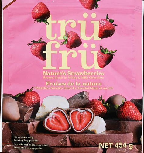 Costco Tru Fru Frozen Chocolate Covered Strawberries Review - Costcuisine Tru Fruit, Tru Fru, 13 Birthday, Frozen Chocolate, Boo Basket, Edible Arrangements, Frozen Treat, Frozen Fruit, Covered Strawberries