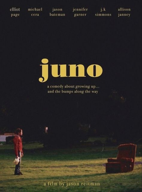 Juno Film, Juno 2007, Juno Movie, Film Poster Design, Dorm Posters, I Love Cinema, Movie Poster Wall, Love Film, Movies And Series