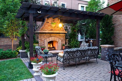 Before & After: A New Orleans-Inspired Courtyard - Colorado Homes & Lifestyles New Orleans Courtyard, Backyard Gazebo, Backyard Remodel, Landscape Architecture Design, Colorado Homes, Backyard Retreat, Easy Style, Big Easy, Courtyard Garden