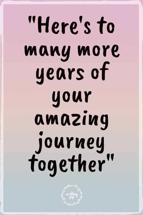 "Here's to many more years of your amazing journey together" written on a pastel gradient background. Celebrating Anniversary Quotes, 1 Year Anniversary Quotes, Romantic Anniversary Quotes, Happy Anniversary Quotes For Couple, Happy Wedding Anniversary Message, First Anniversary Quotes, Partnership Quotes, Anniversary Quotes For Couple, Wedding Anniversary Message