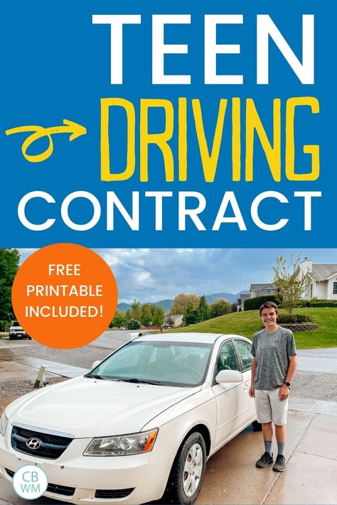 New Driver Contract, Teenage Driving Contract, Teen Driving Contract, Teenage Driving, Teen Driving, Babywise Schedule, Boy Tips, Driving Practice, Drivers Permit