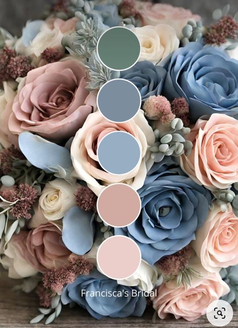 June Wedding Colors Purple, Rose Gold Color Palette Wedding, Blue Colour Palette Wedding, 2024 Wedding Color Palette, Color Palette Wedding Summer, Beach Wedding Colour Scheme, Pink Wedding Theme Color Schemes, Wedding Colour Palettes Summer, Unique Wedding Theme Colors