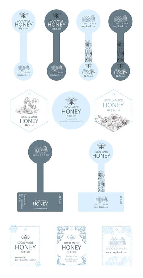 Ingredient Label Design, Honey Stickers Jar Labels, Bottle Sticker Design Ideas, Food Label Design Stickers Jar, Honey Packaging Design Bottle, Honey Jar Packaging Design, Bakery Sticker Labels, Honey Packaging Jars, Mason Jar Packaging Ideas