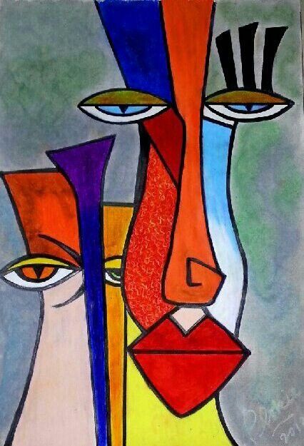 Pablo Picasso Cubist Art, Cubism Art, Abstract Face Art, Modern Art Paintings Abstract, Africa Art, Tableau Art, Modern Art Paintings, 로고 디자인, Pablo Picasso