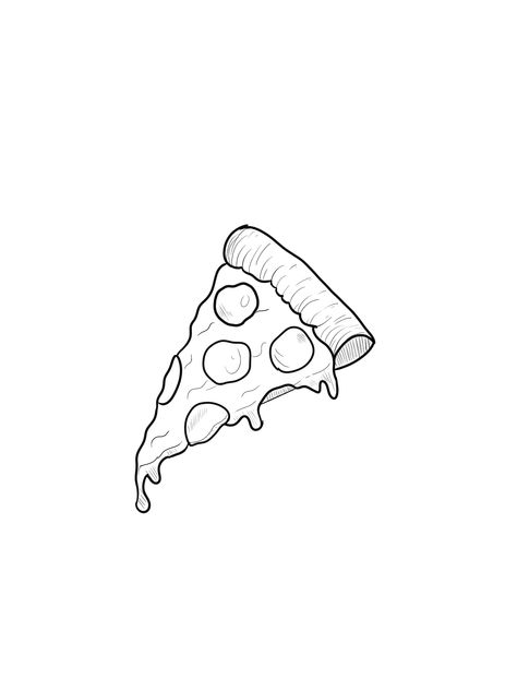 Small Practice Tattoo Ideas, Small Pizza Slice Tattoo, Tiny Pizza Tattoo, Fine Line Pizza Tattoo, Fine Line Sketch Tattoo, Simple Practice Tattoos, Pizza Flash Tattoo, Pizza Line Art, Small Simple Tattoo Stencil