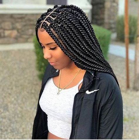 Long Cornrows, Big Box Braids, Twisted Hair, Big Braids, Single Braids, Box Braid, Box Braids Styling, Beautiful Braids, Girls Hairstyles Braids