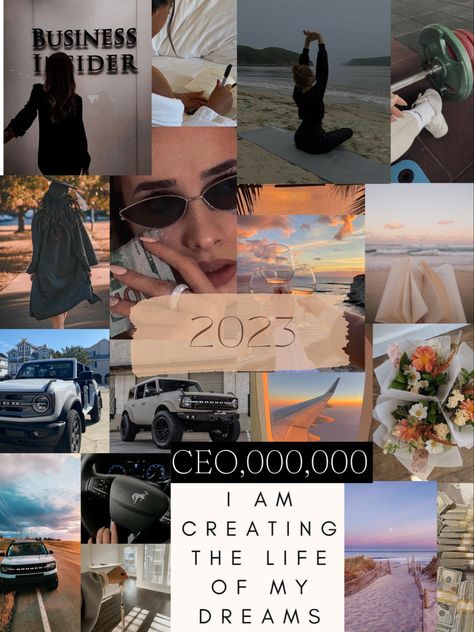 Visual Board Wallpaper, 2023 Vision Board, Big Energy, Board Wallpaper, Visual Board, 2023 Vision, Business Women, Vision Board, Energy