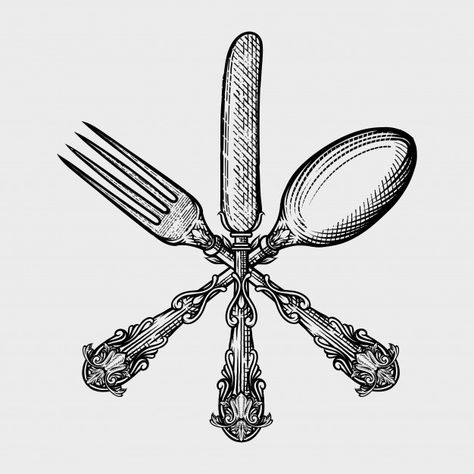 Maximalism Graphic Design, Spoon Engraving, Love Letter Tattoo, Bones Collection, Menu Coffee, Wife Tattoo, Food Vintage, Engraving Tattoo, Ghibli Tattoo