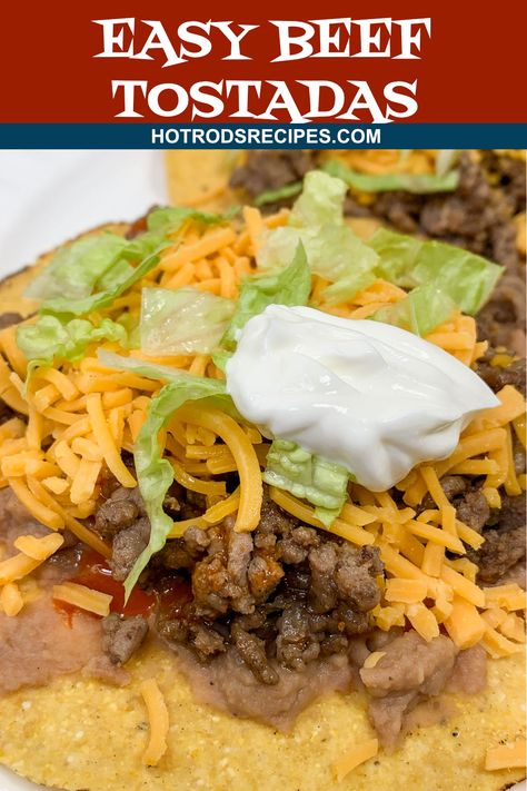 Beef Tostadas, Tostadas Recipe, Gourmet Mac And Cheese, Tostada Recipes, Best Paleo Recipes, Mexican Beef, Dinner Recipes Easy, Dinner Meal Prep, Paleo Recipes Easy