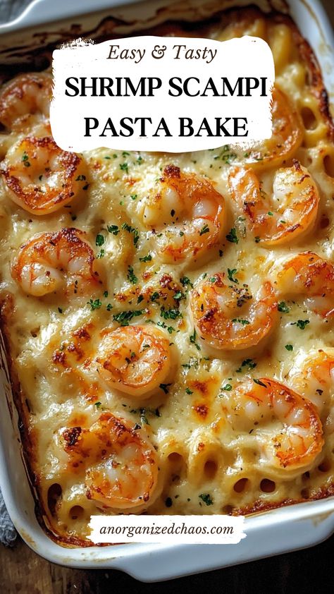 Carbonara Pasta With Shrimp, Dinner On The Beach Food, Shrimp Pasta Heavy Cream, Shrimp Pasta Scampi, Spaghetti With Seafood, Creamy Shrimp Mozzarella Pasta, Easy Delicious Shrimp Recipes, The Best Shrimp Scampi Recipe, Shrimp Scampi Soup