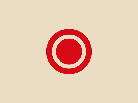 Letter O Logo / Red Logo / Simple Logo / Equipment Logo / rOtring Minimal Red Aesthetic, Red Spiral Aesthetic, Red Circle Logo, Examples Of Logos, Minimalistic Aesthetic, O Logo, Concentric Circles, Red Logo, Simplistic Design